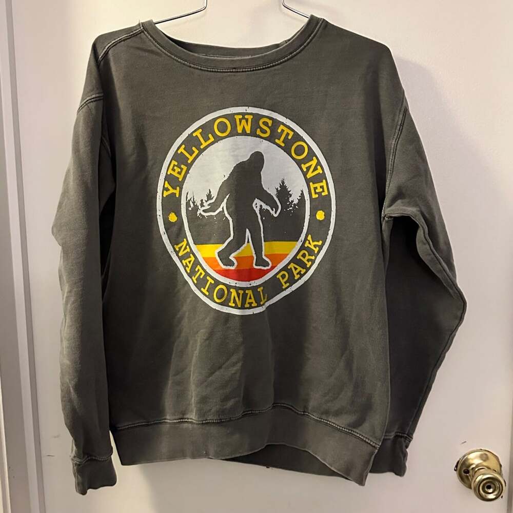 Yellow Stone National Park Sweatshirt no tags estimated size women's Med